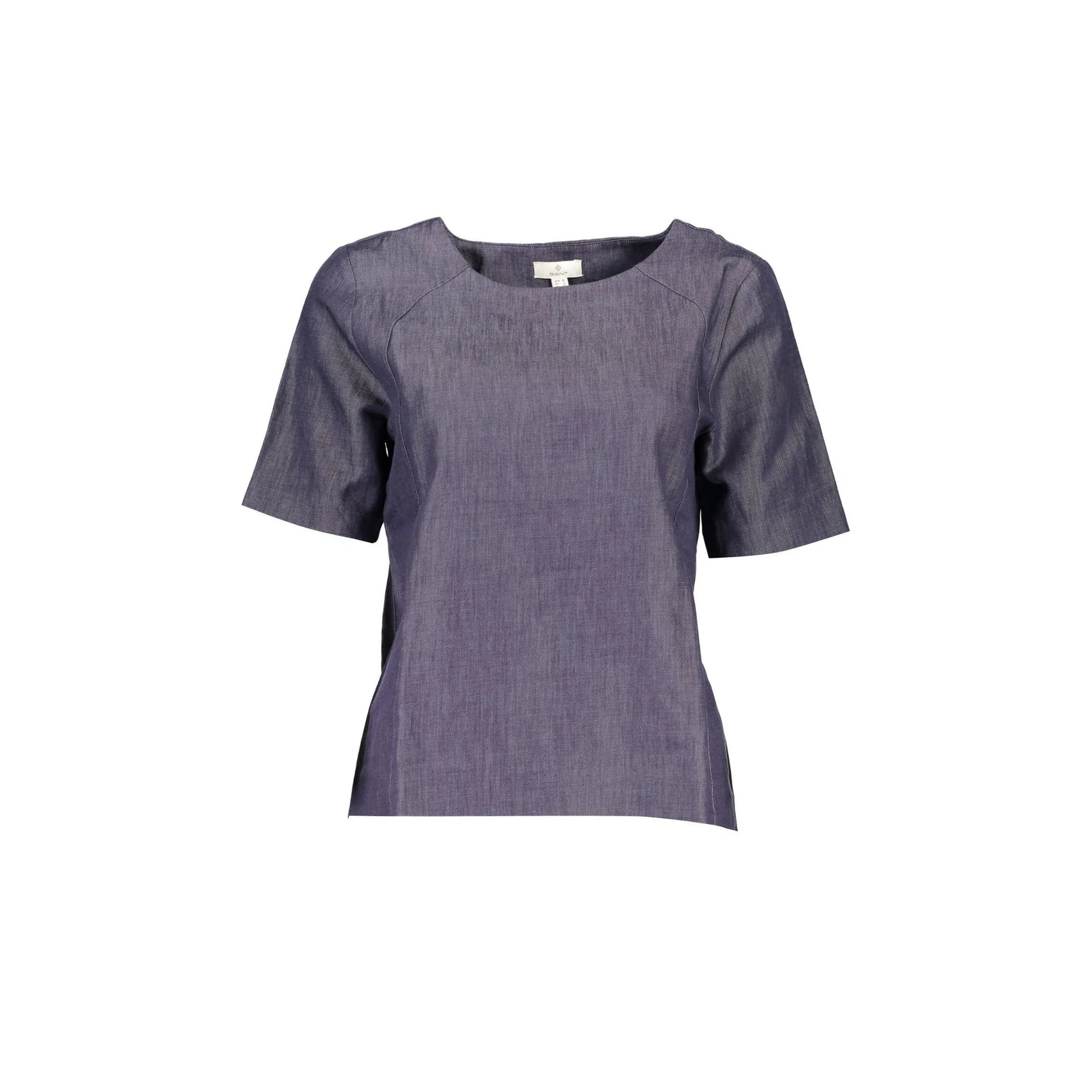 GANT T-SHIRT MANICHE CORTE DONNA BLU
