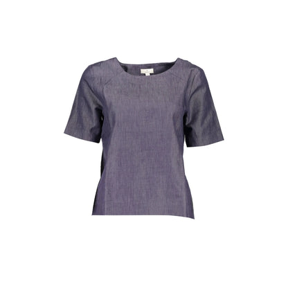 GANT T-SHIRT MANICHE CORTE DONNA BLU