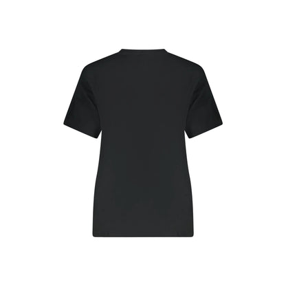 CONVERSE T-SHIRT MANICHE CORTE DONNA NERO