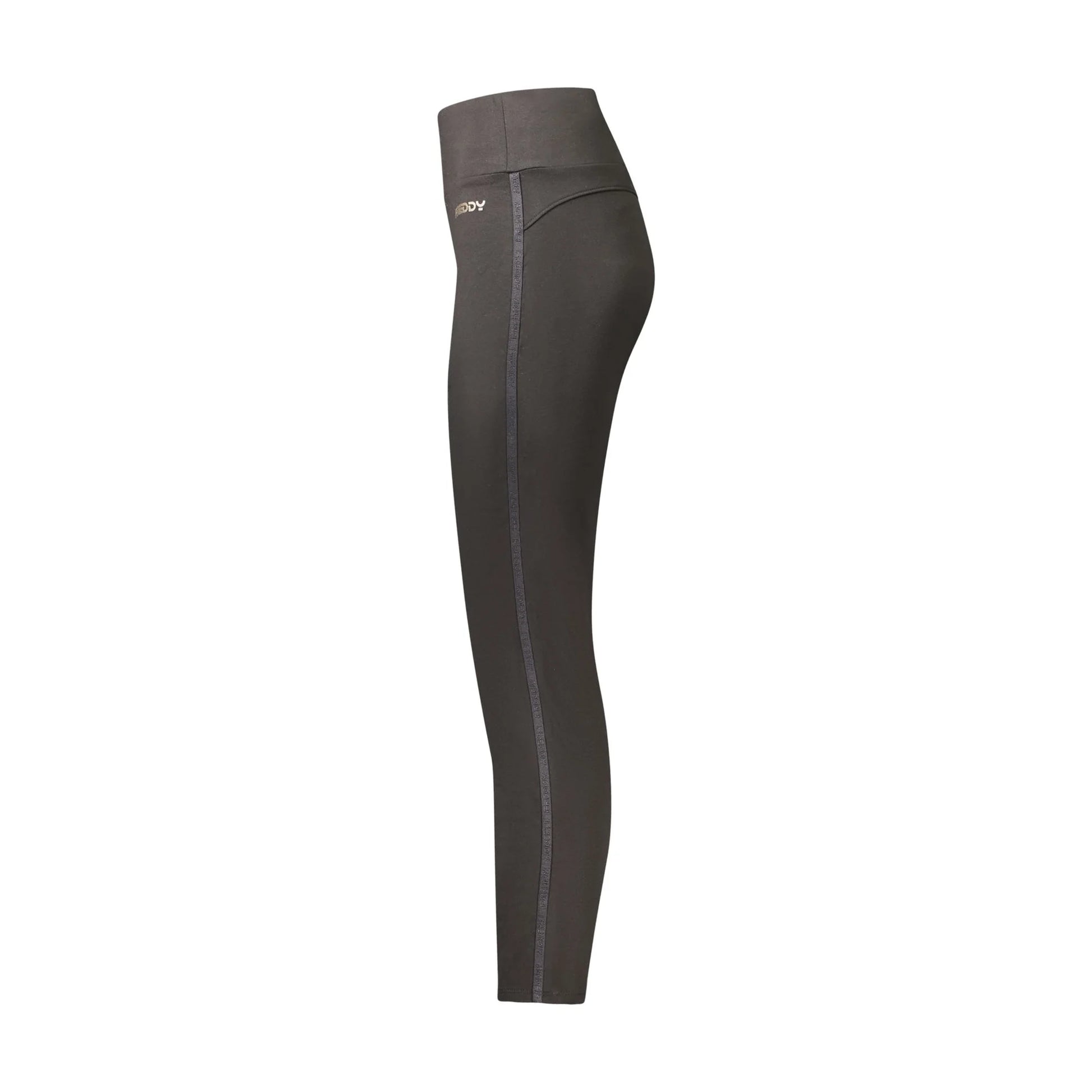 Freddy Pantaloni Leggins Donna Nero Stampa Logo - vista 3