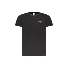 Accademia Militare T-Shirt Manches Courtes Homme Noire Imprimé Logo