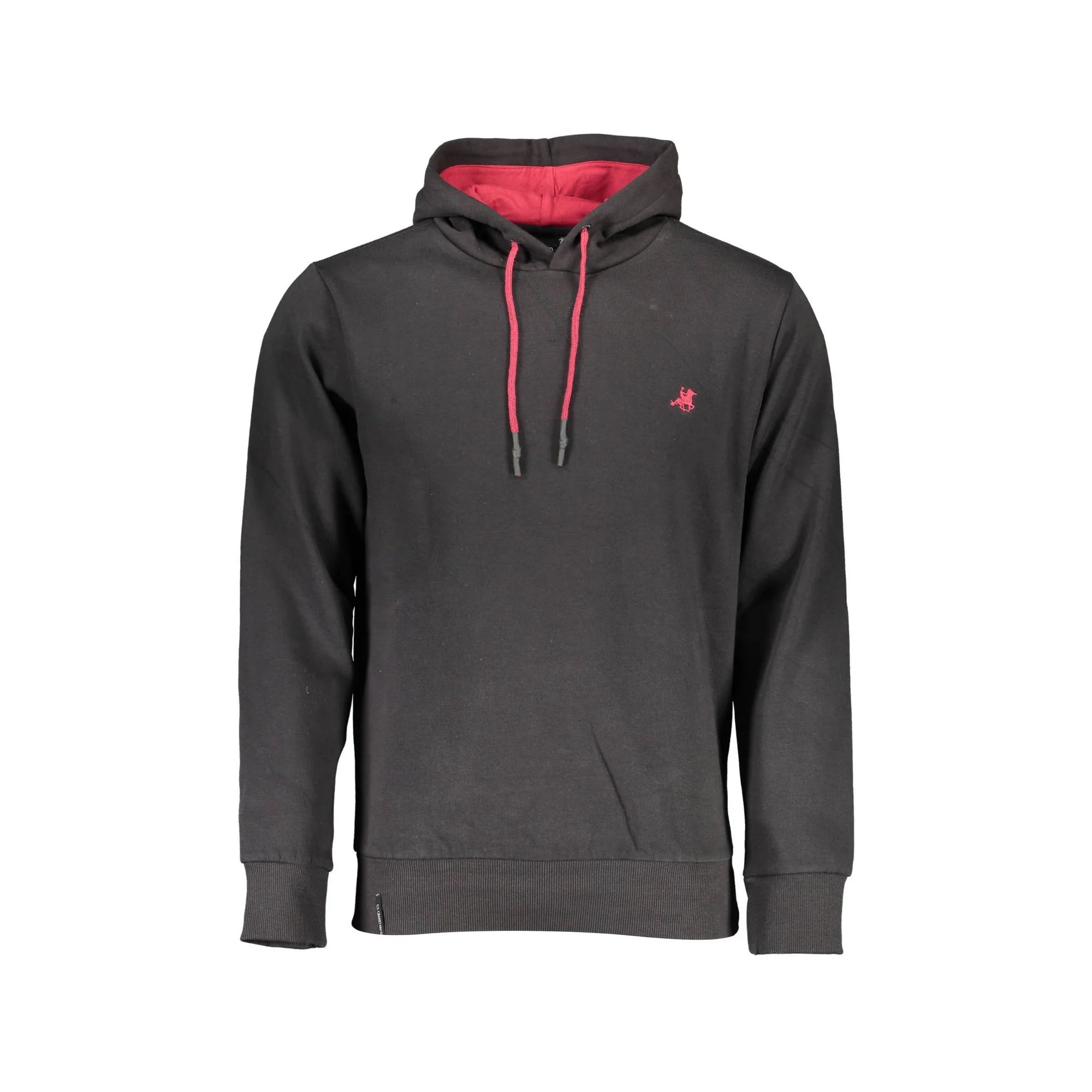 U.S. GRAND POLO FELPA SENZA ZIP UOMO NERO