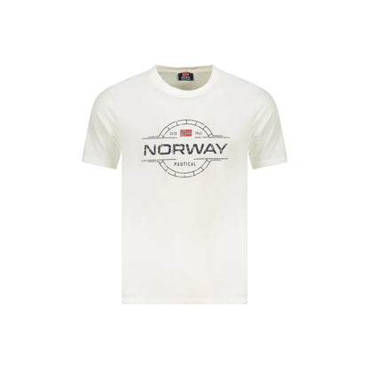 Norway 1963 T-Shirt Maniche Corte Uomo Bianca Stampa Bianco - foto prodotto