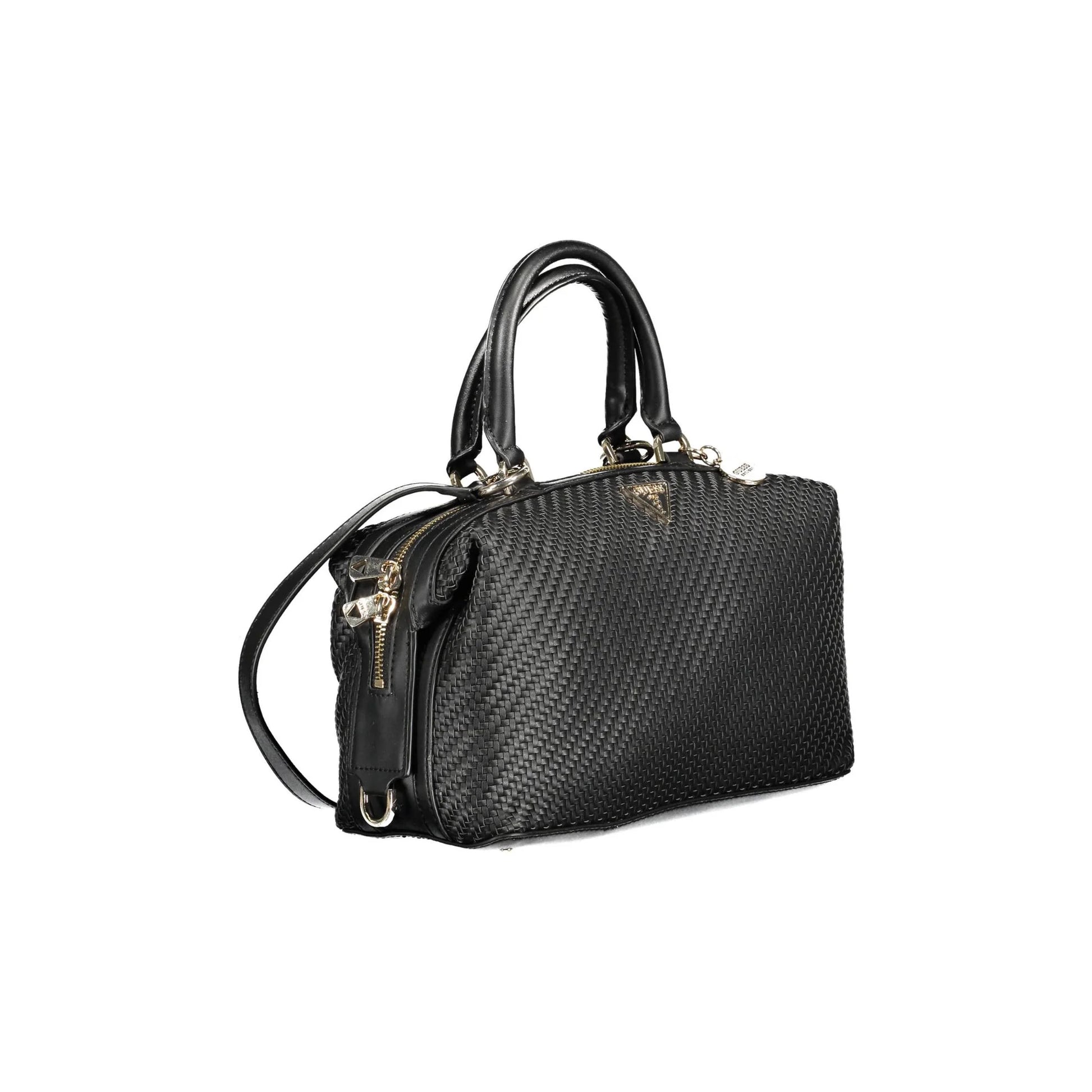 Guess Jeans Borsa a Tracolla Donna Nera Chiusura con Zip Borse nero - vista 3
