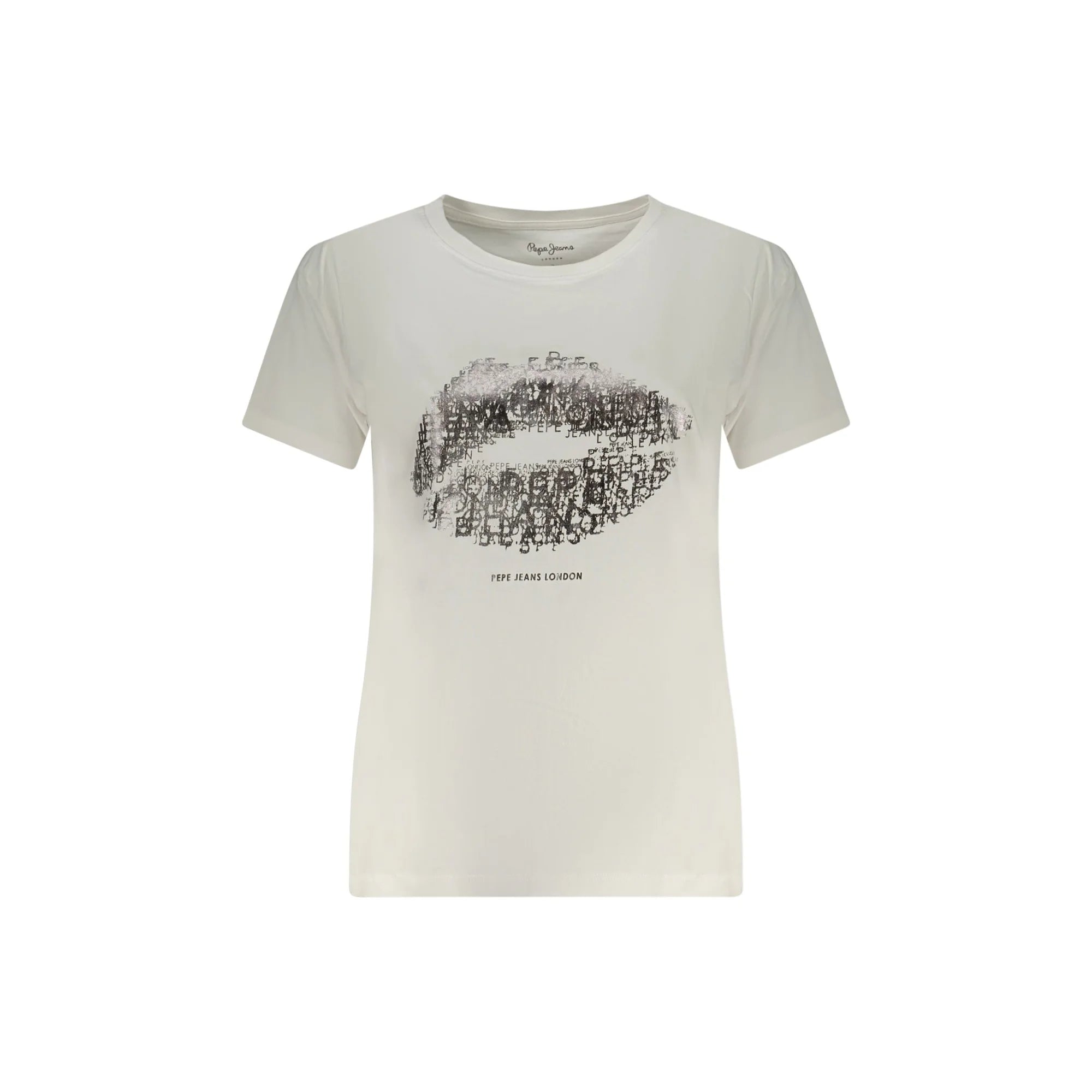 PEPE JEANS T-SHIRT MANICHE CORTE DONNA BIANCO
