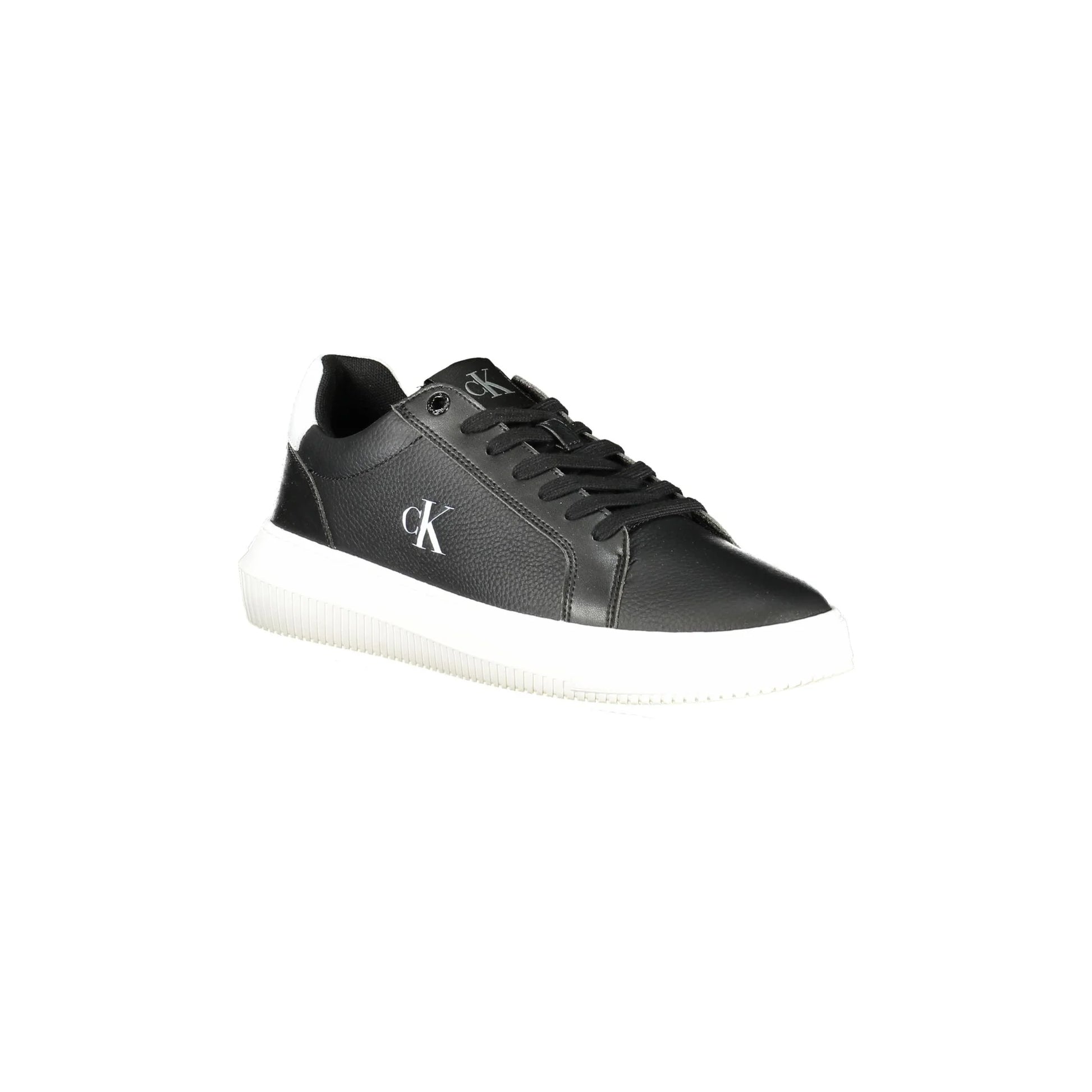 CALVIN KLEIN Scarpe Sneakers Uomo Nere con Dettagli Bianchi e Plantare Removibile nero - vista 2