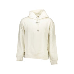 Calvin Klein Sudadera de Manga Larga Hombre Blanca Estampado Logo