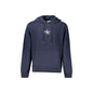 Calvin Klein Felpa Uomo Blu Cappuccio Garzata Tascone Ricamo Felpe - foto prodotto