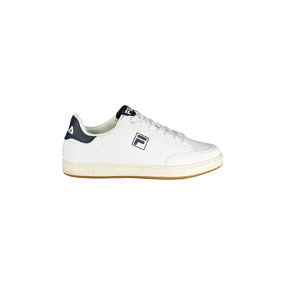 Fila Sneakers Uomo Bianche Sportive Lacci Logo Bianco - foto prodotto
