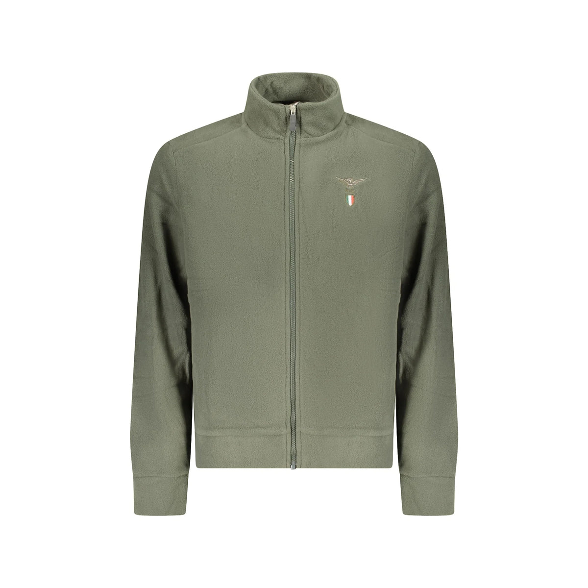 ACCADEMIA MILITARE FELPA CON ZIP UOMO VERDE