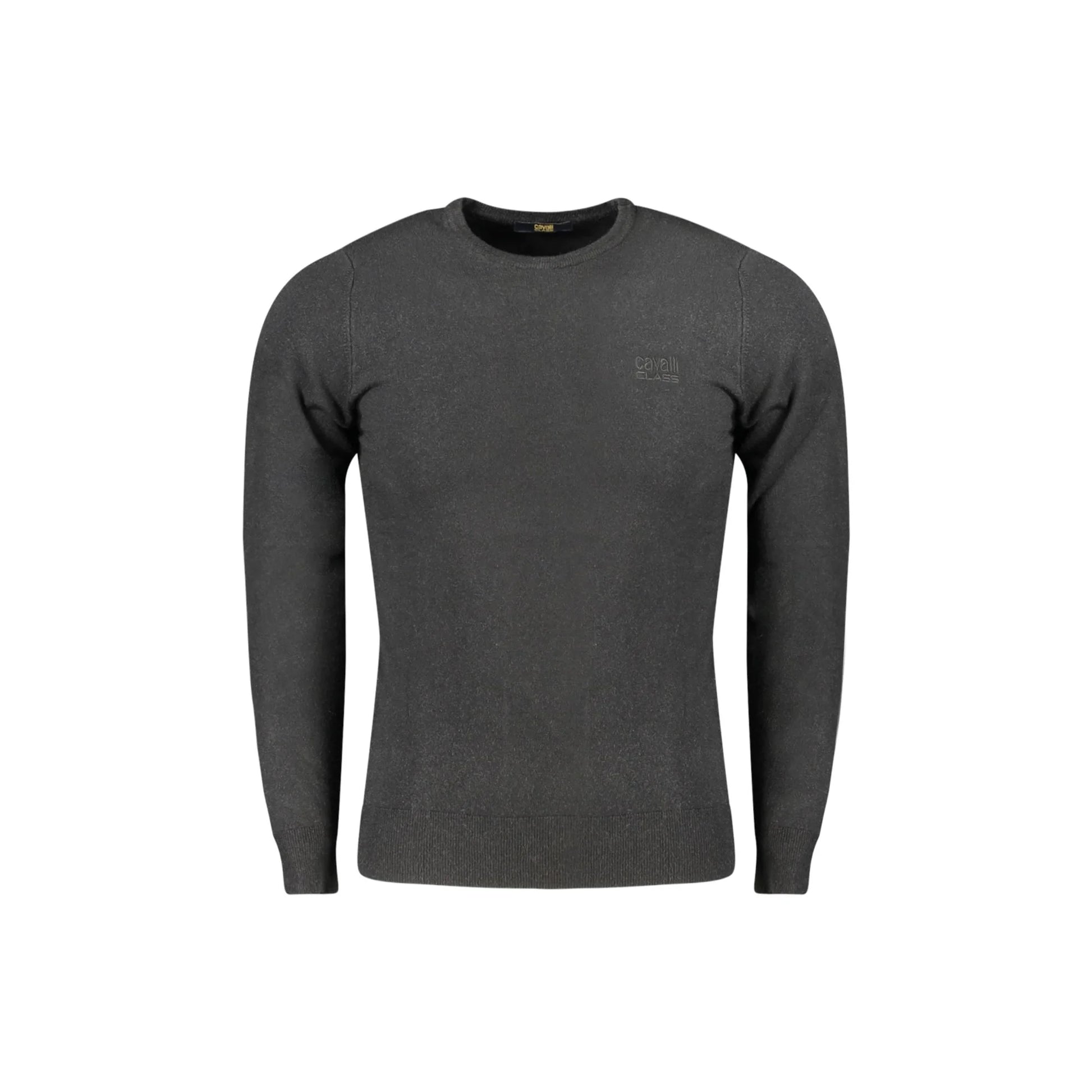 Cavalli Class Maglia Uomo Nero Girocollo con Logo Maglie - foto prodotto