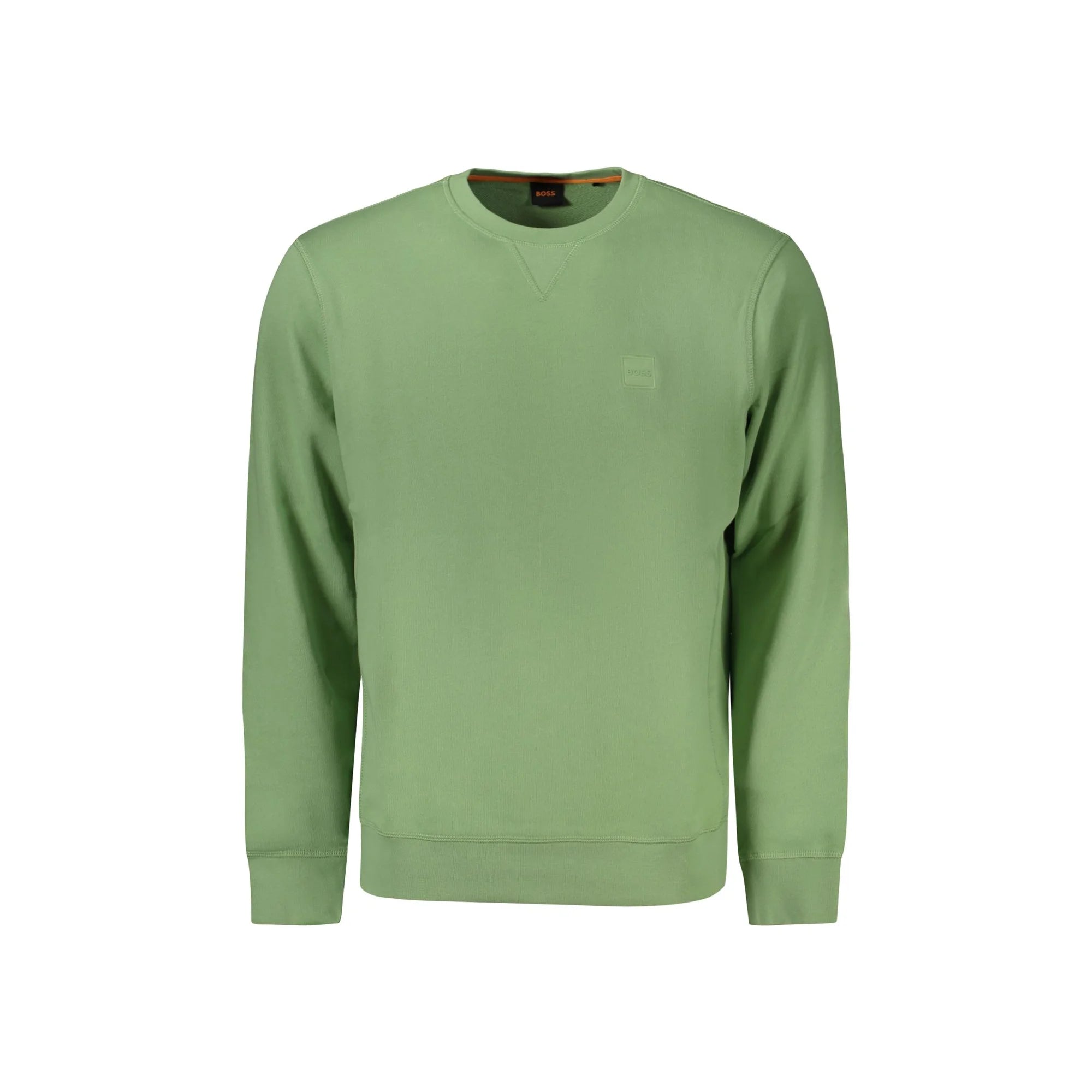 HUGO BOSS FELPA SENZA ZIP UOMO VERDE