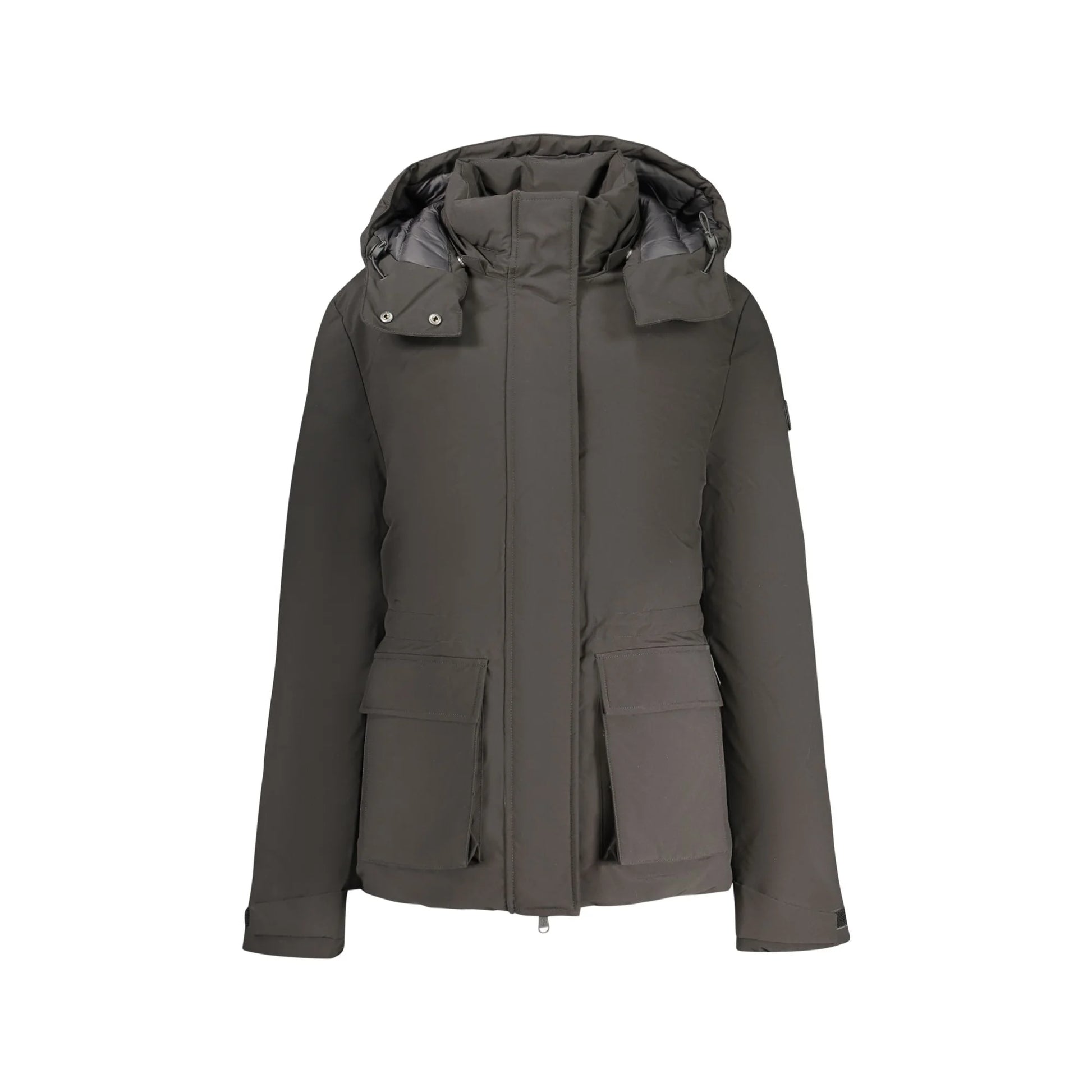 North Sails Giubbotto Donna Cappuccio Zip Tasche Water Resistant Ocean Positive Giubbotti e Giacche Nero - foto prodotto