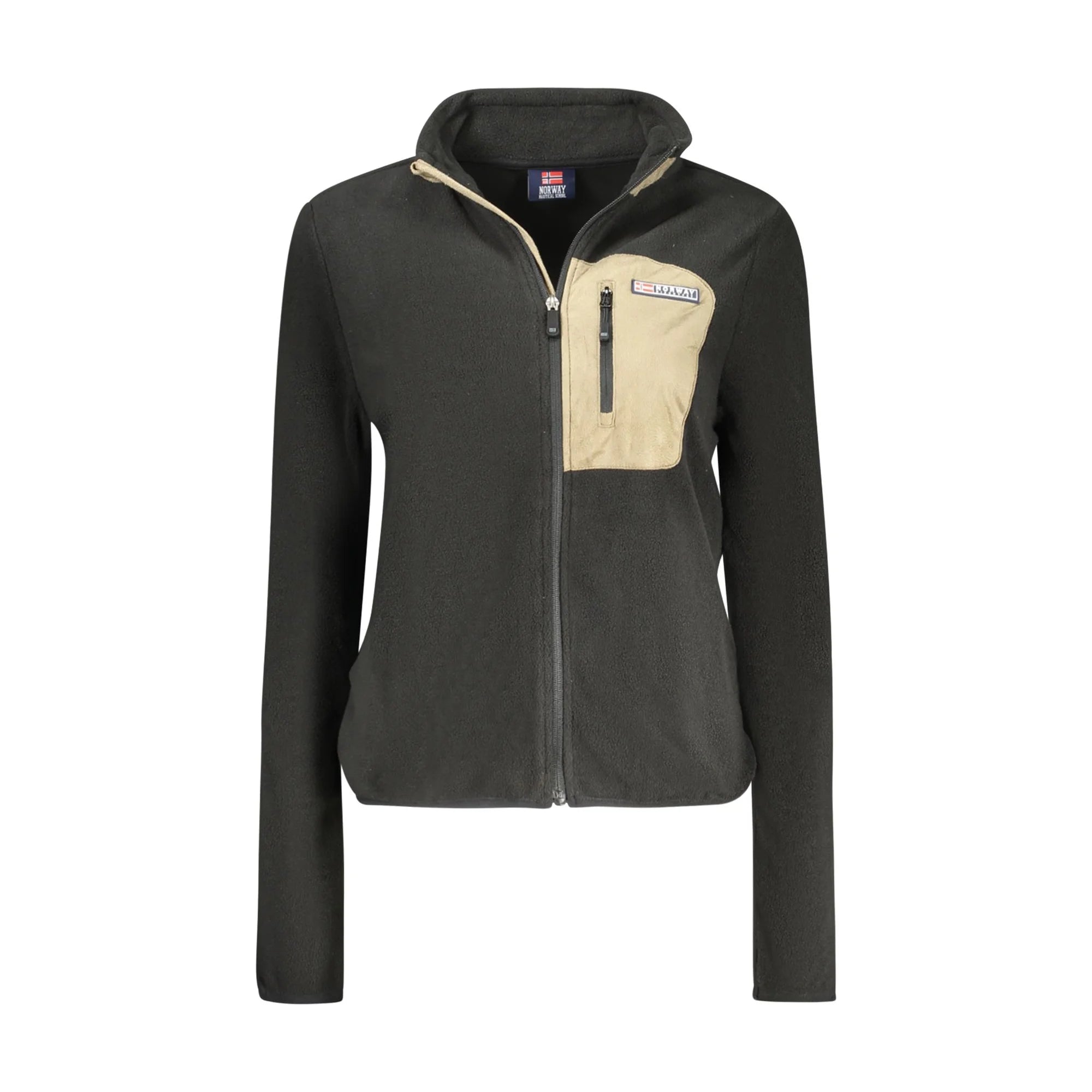 NORWAY 1963 FELPA CON ZIP DONNA NERO