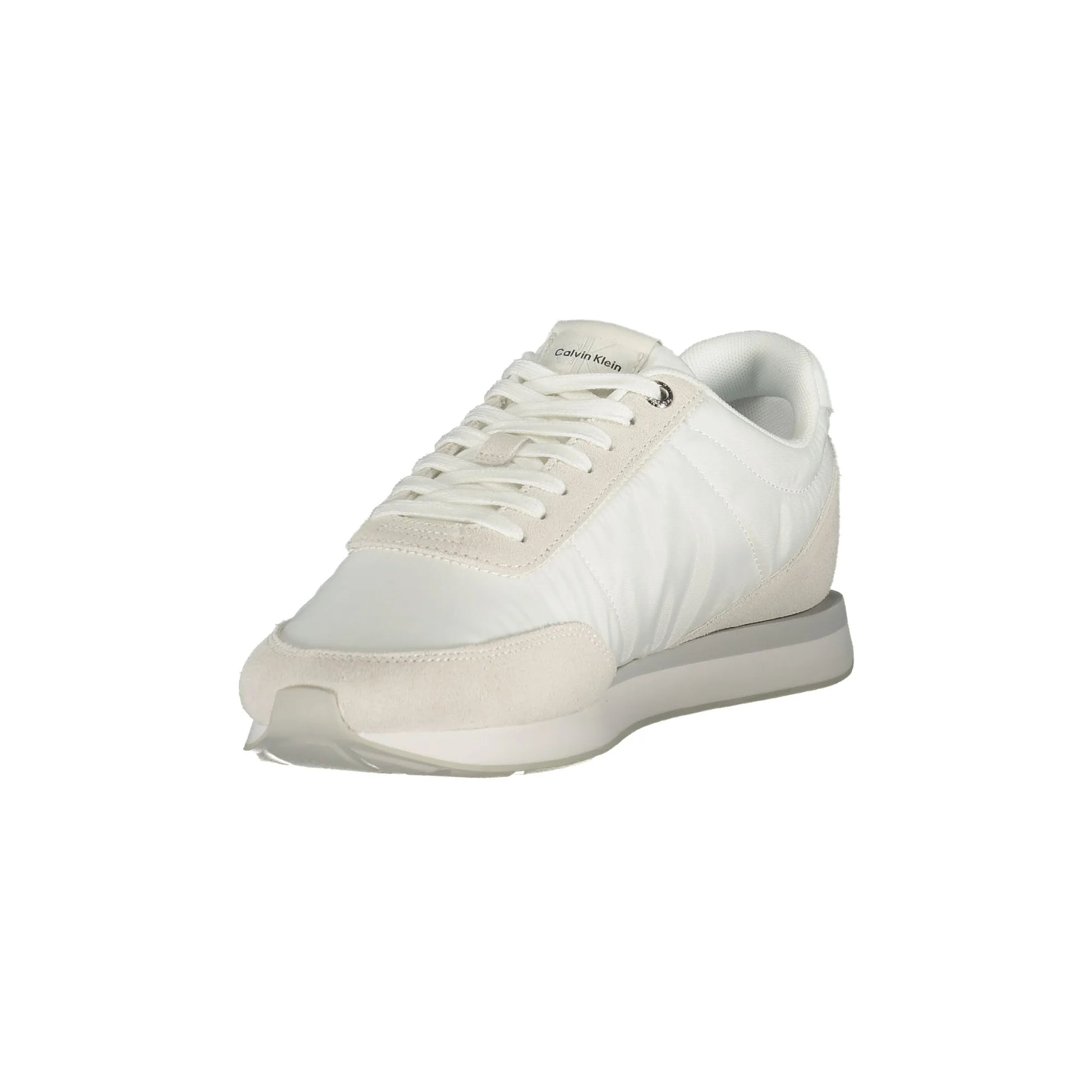 Calvin Klein Sneakers Uomo Bianche con Dettagli Grigi bianco - vista 3
