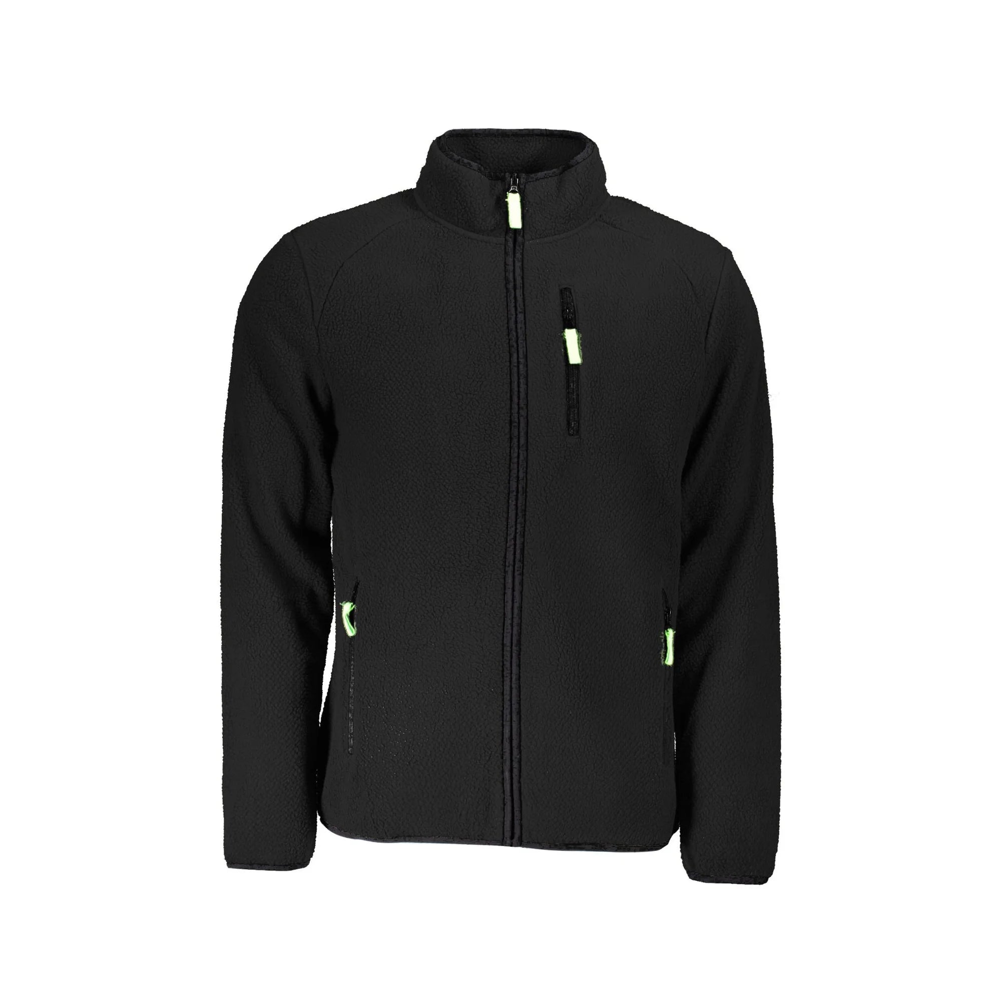 NORWAY 1963 FELPA CON ZIP UOMO NERO