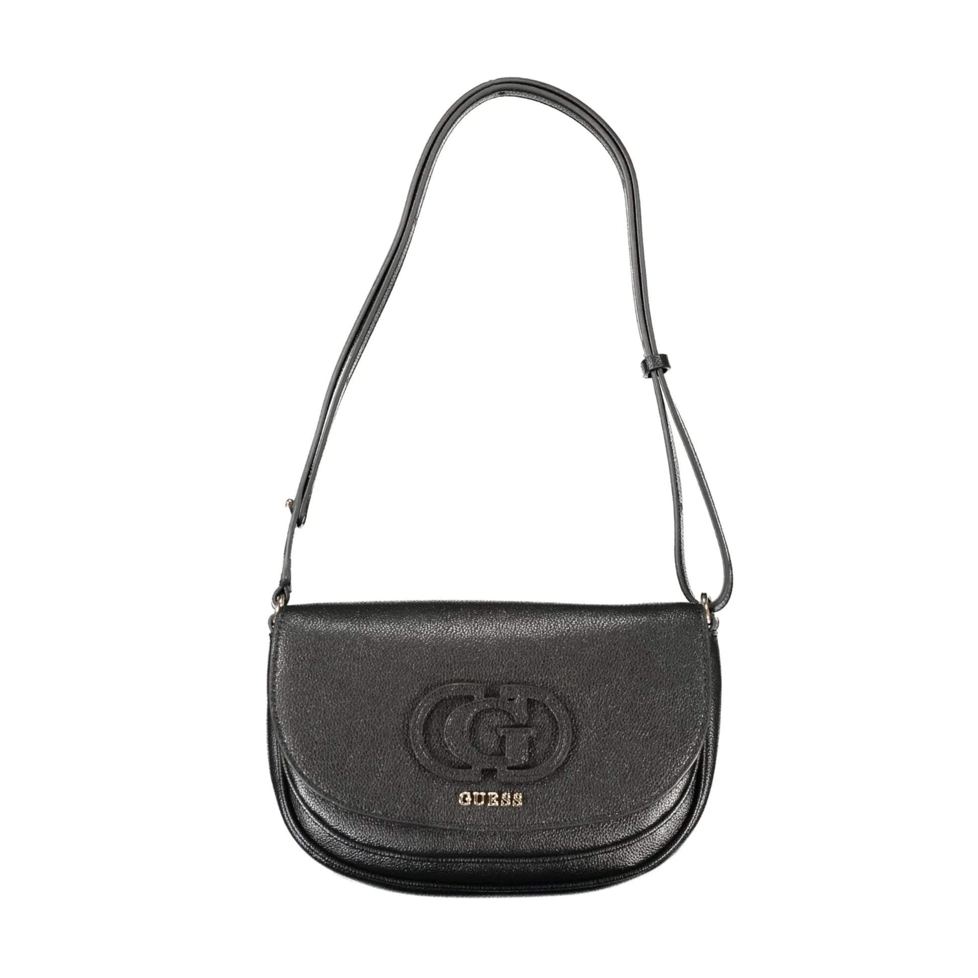 Guess Jeans Borsa a Spalla Donna Nera Logo Borse Nero - foto prodotto