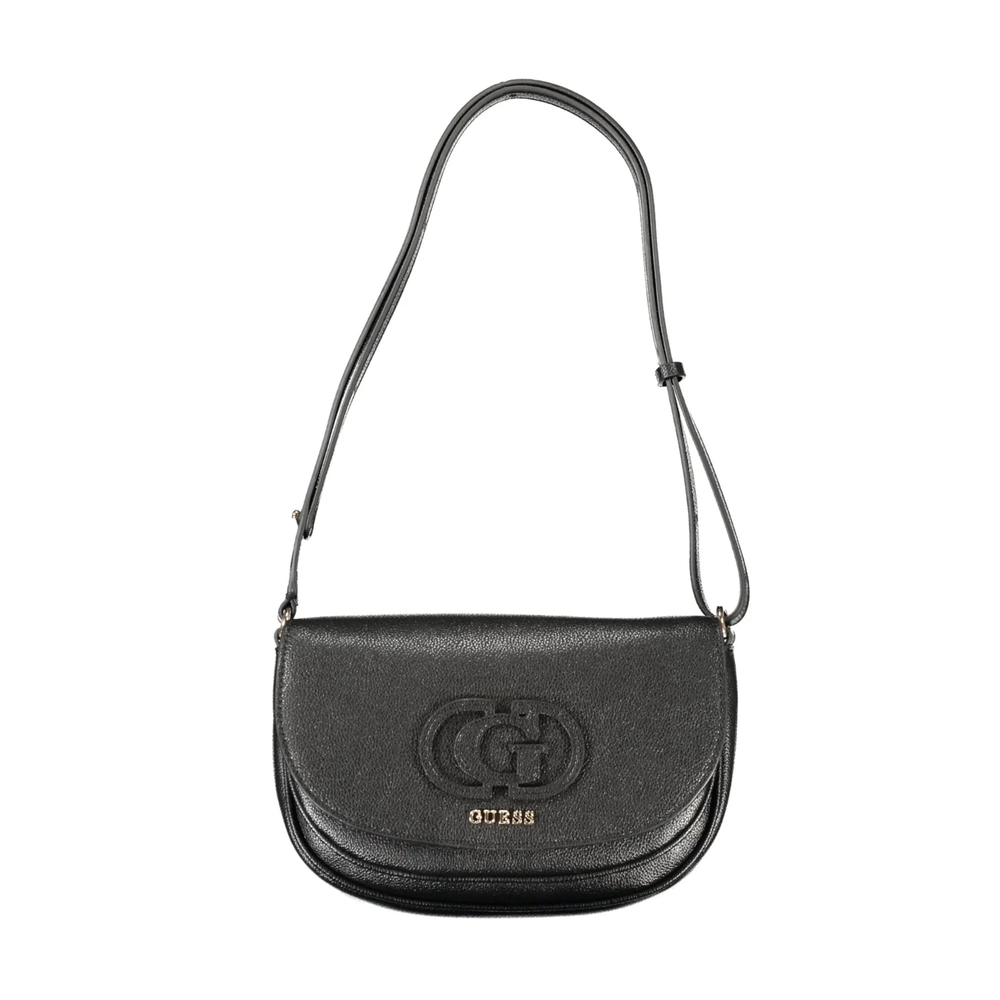 Guess Jeans Borsa a Spalla Donna Nera Logo Borse Nero - foto prodotto
