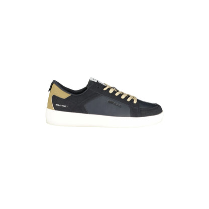 Gas Sneakers Uomo Blu Lacci Plantare Removibile Logo - foto prodotto