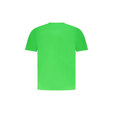 North Sails T-Shirt Maniche Corte Uomo Verde Stampa Logo - vista 2