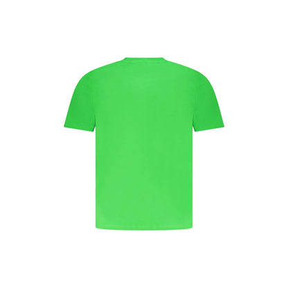 North Sails T-Shirt Maniche Corte Uomo Verde Stampa Logo - vista 2