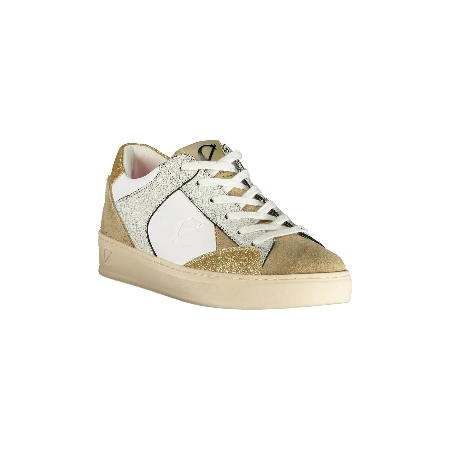 Cafenoir Sneakers Donna Bianche Stampa Logo bianco - vista 2