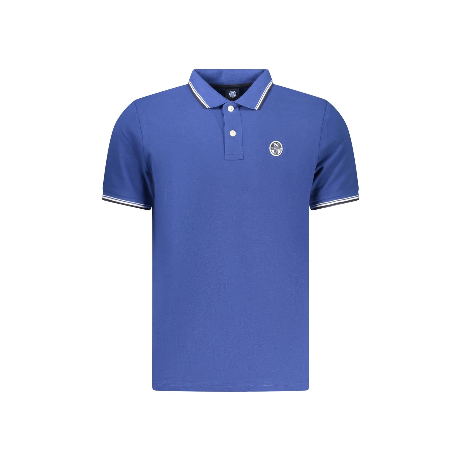 North Sails Polo Maniche Corte Uomo Blu Logo - foto prodotto