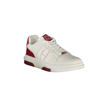 TOMMY HILFIGER Scarpe Sneakers Uomo Rosse con Dettagli a Contrasto e Plantare Removibile rosso - vista 2