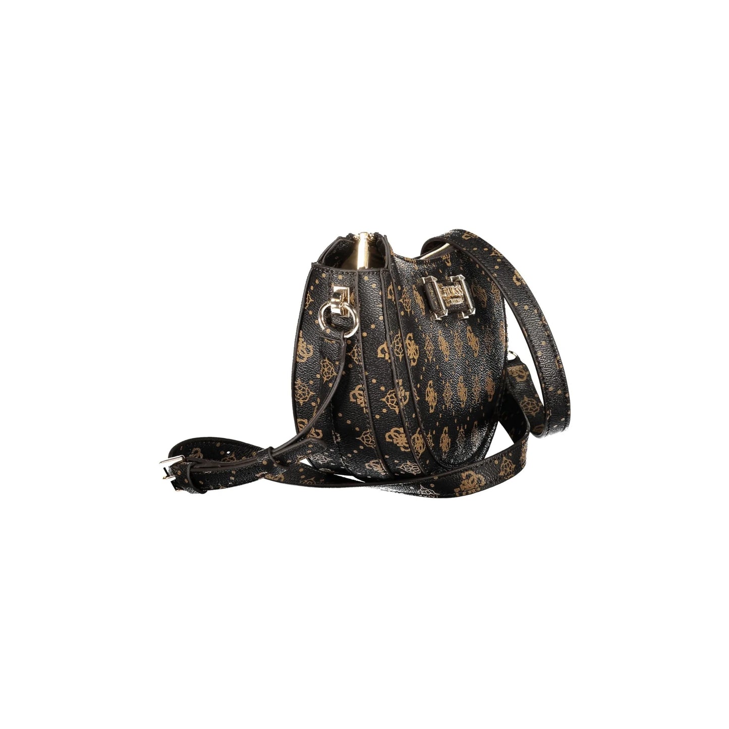 Guess Jeans Borsa a Tracolla Donna Marroni Chiusura con Zip Logo Borse - vista 3