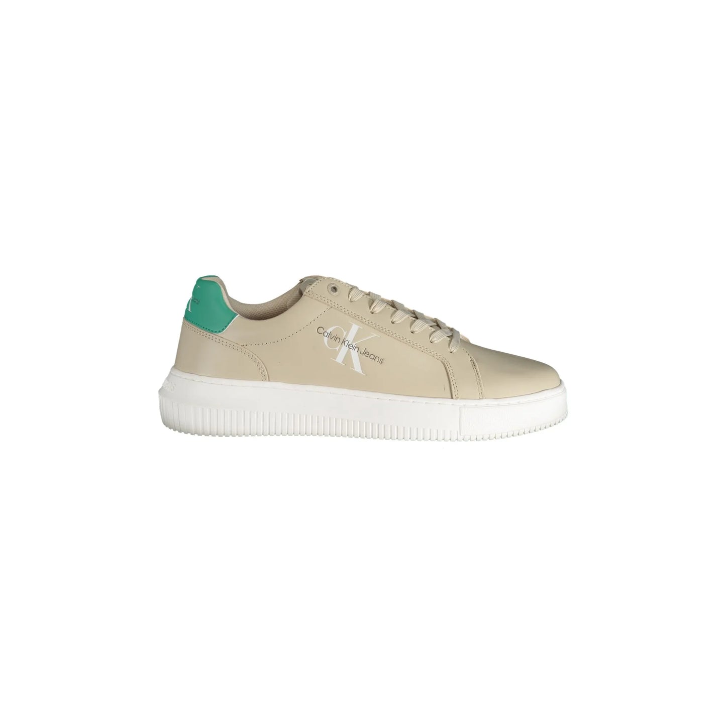 CALVIN KLEIN Scarpe Sneakers Uomo Beige con Dettagli a Contrasto - foto prodotto