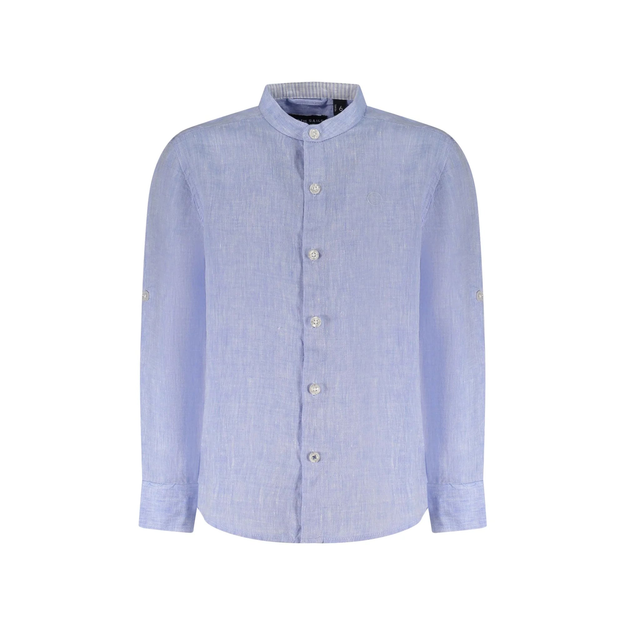 North Sails Camicia Maniche Lunghe Bambino Azzurra Ricamo Camicie Azzurro - foto prodotto