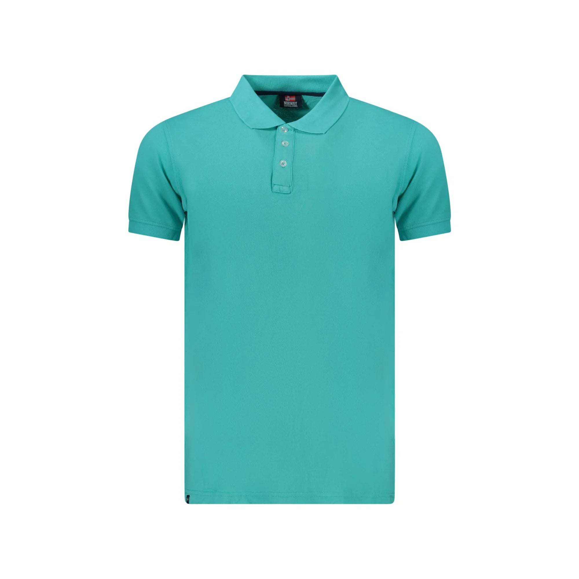 NORWAY 1963 POLO MANICHE CORTE UOMO AZZURRO