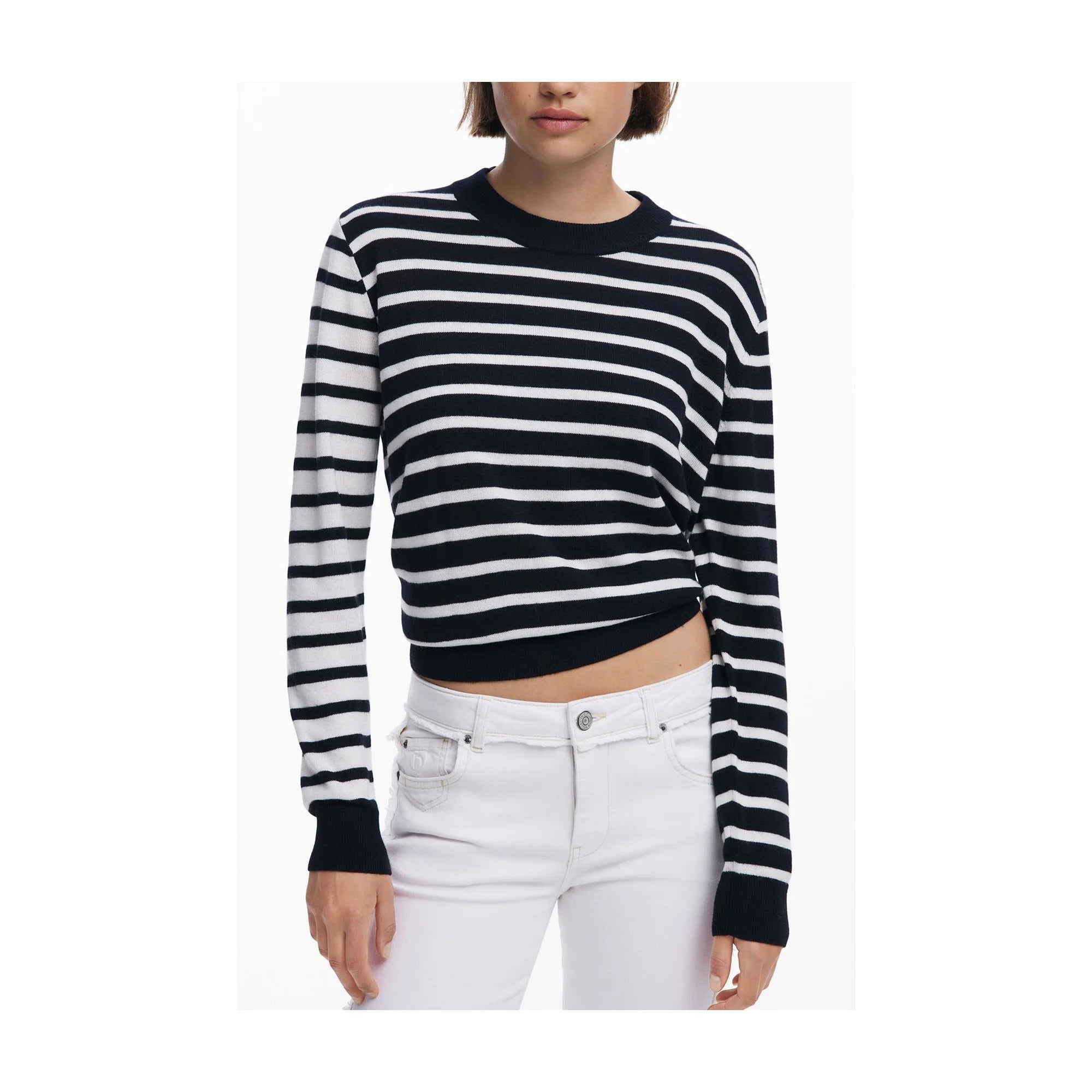 DESIGUAL MAGLIA DONNA NERO