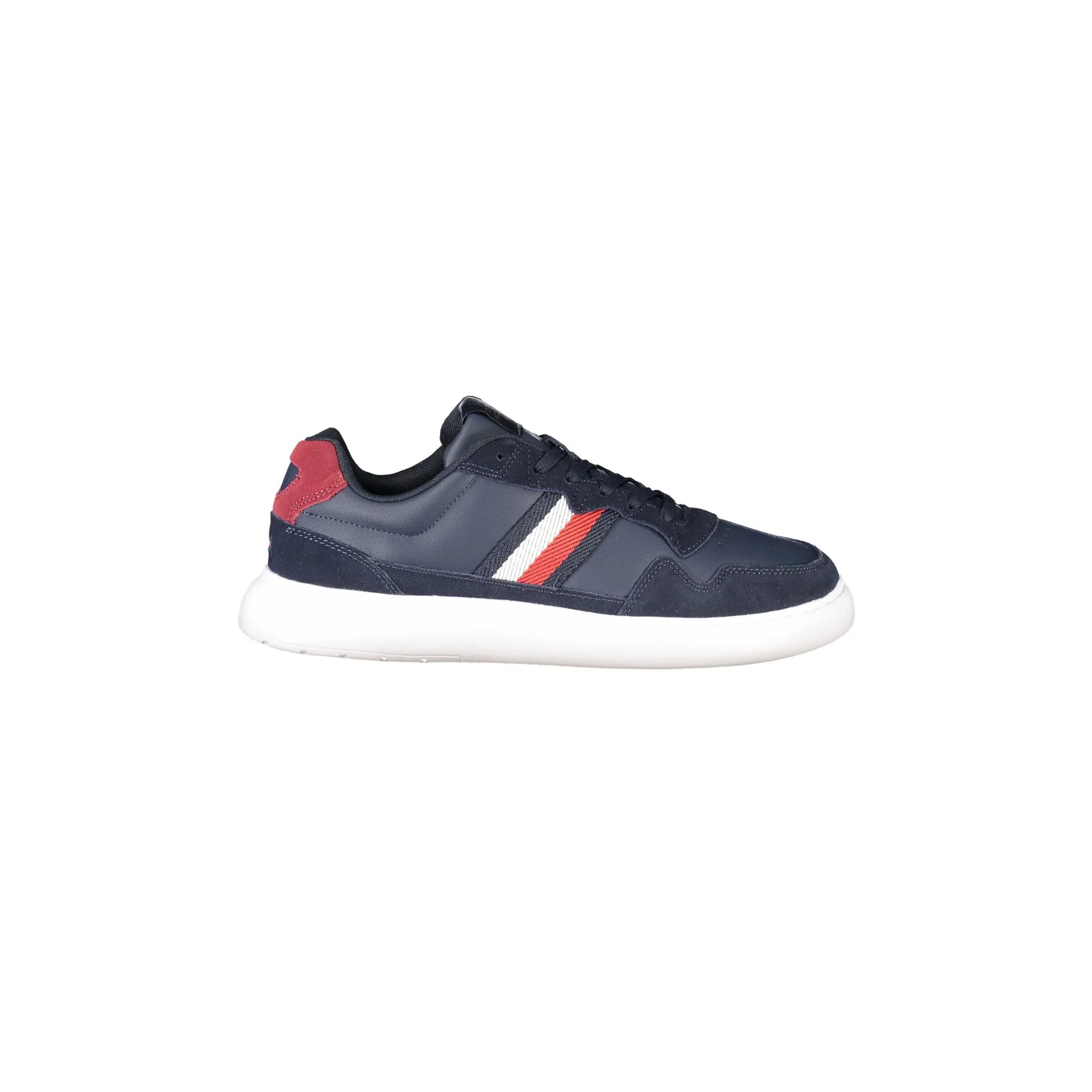 TOMMY HILFIGER Calzatura Sportiva Uomo Blu con Ricamo e Dettagli a Contrasto Sneakers - foto prodotto