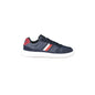 TOMMY HILFIGER Calzatura Sportiva Uomo Blu con Ricamo e Dettagli a Contrasto Sneakers - foto prodotto