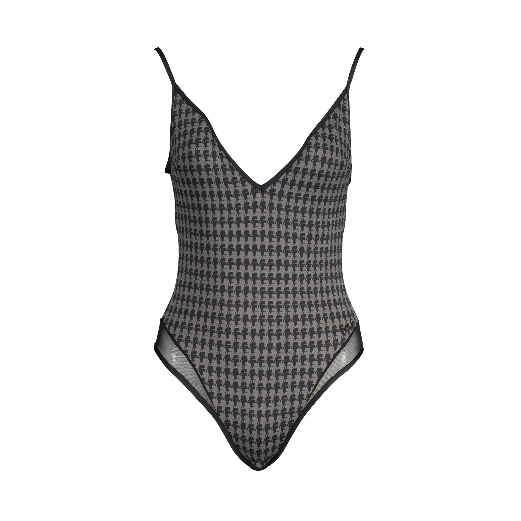 KARL LAGERFELD BEACHWEAR COSTUME INTERO DONNA NERO