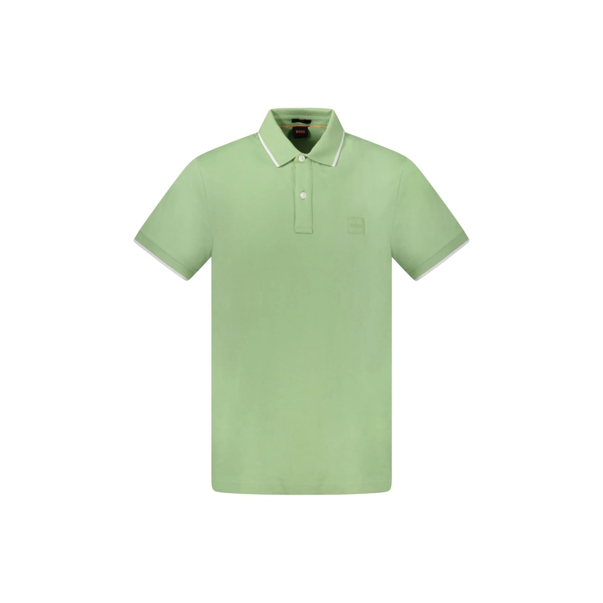 HUGO BOSS POLO MANICHE CORTE UOMO VERDE