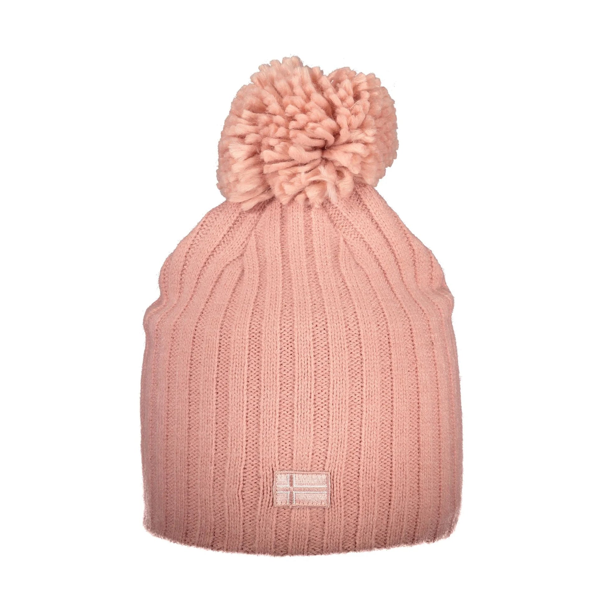 NORWAY 1963 Berretto Donna Rosa con Pompon e Logo Cappelli - foto prodotto