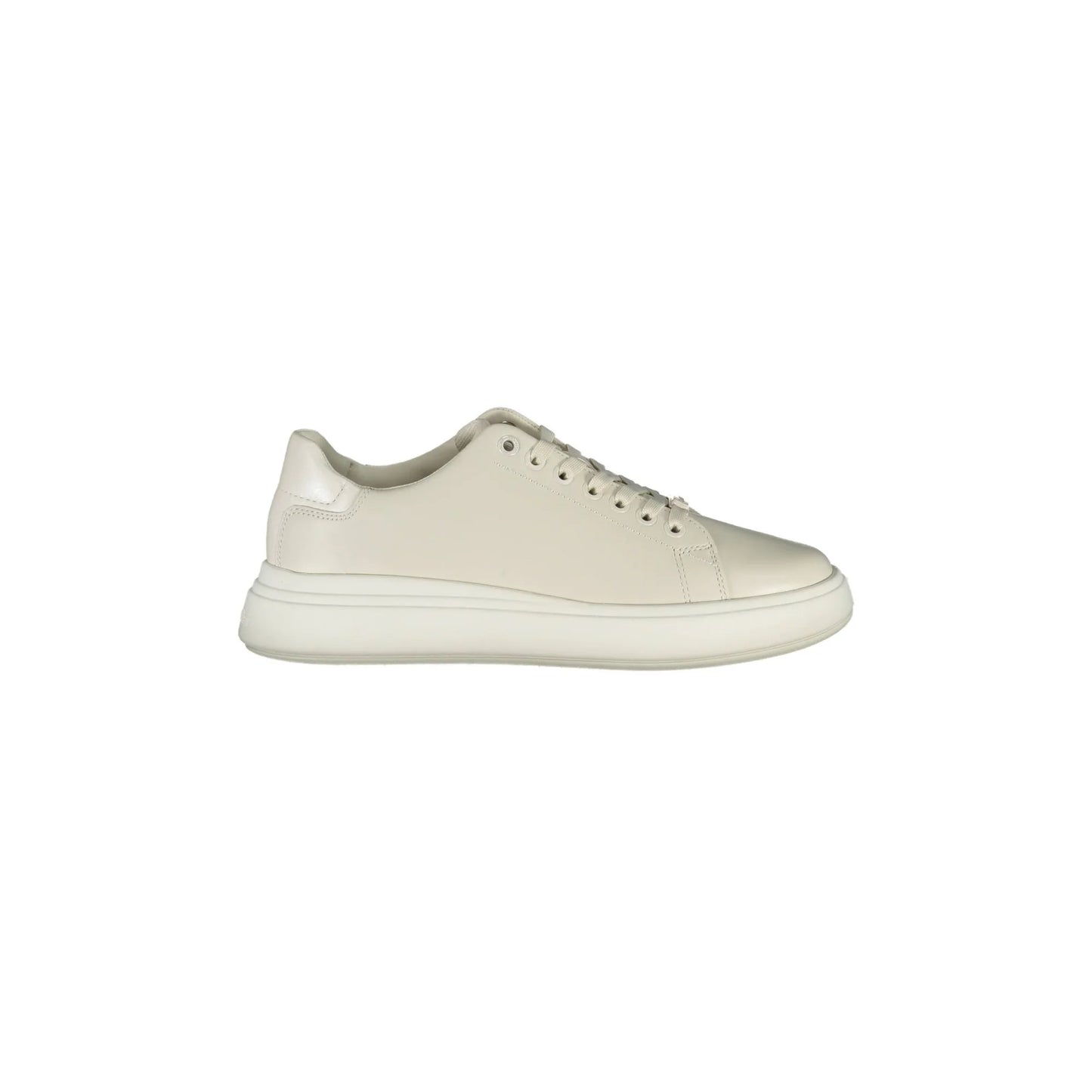 CALVIN KLEIN Scarpe Sneakers Donna Beige con Dettagli a Contrasto - foto prodotto