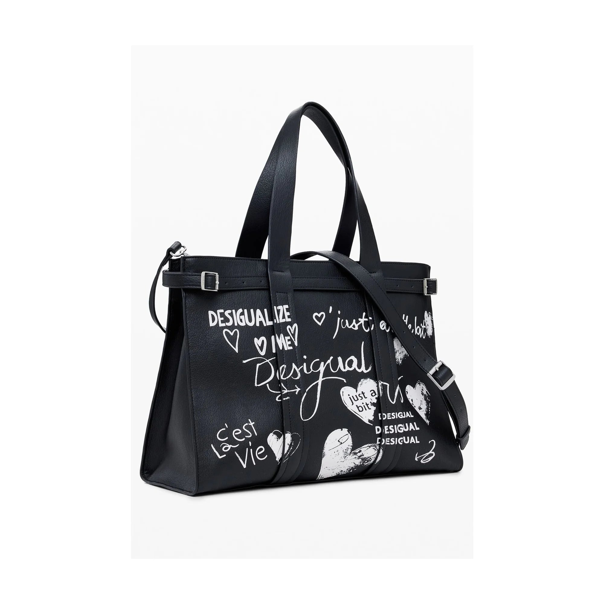 DESIGUAL BORSA DONNA NERO