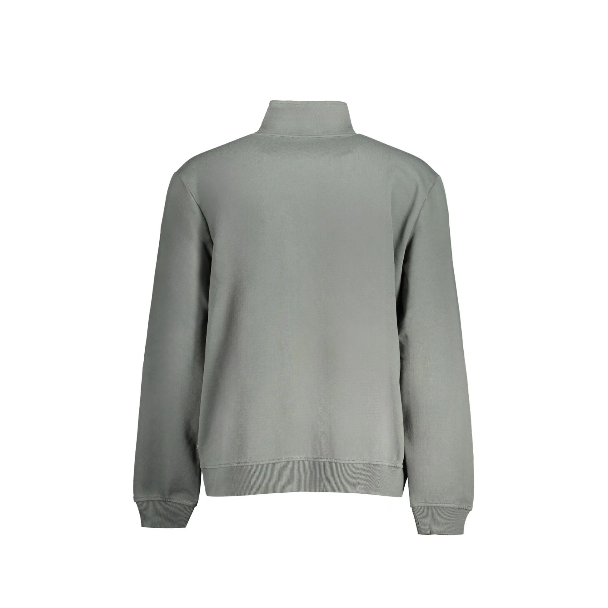 Napapijri Felpa Uomo Verde con Zip e Logo Felpe - vista 2