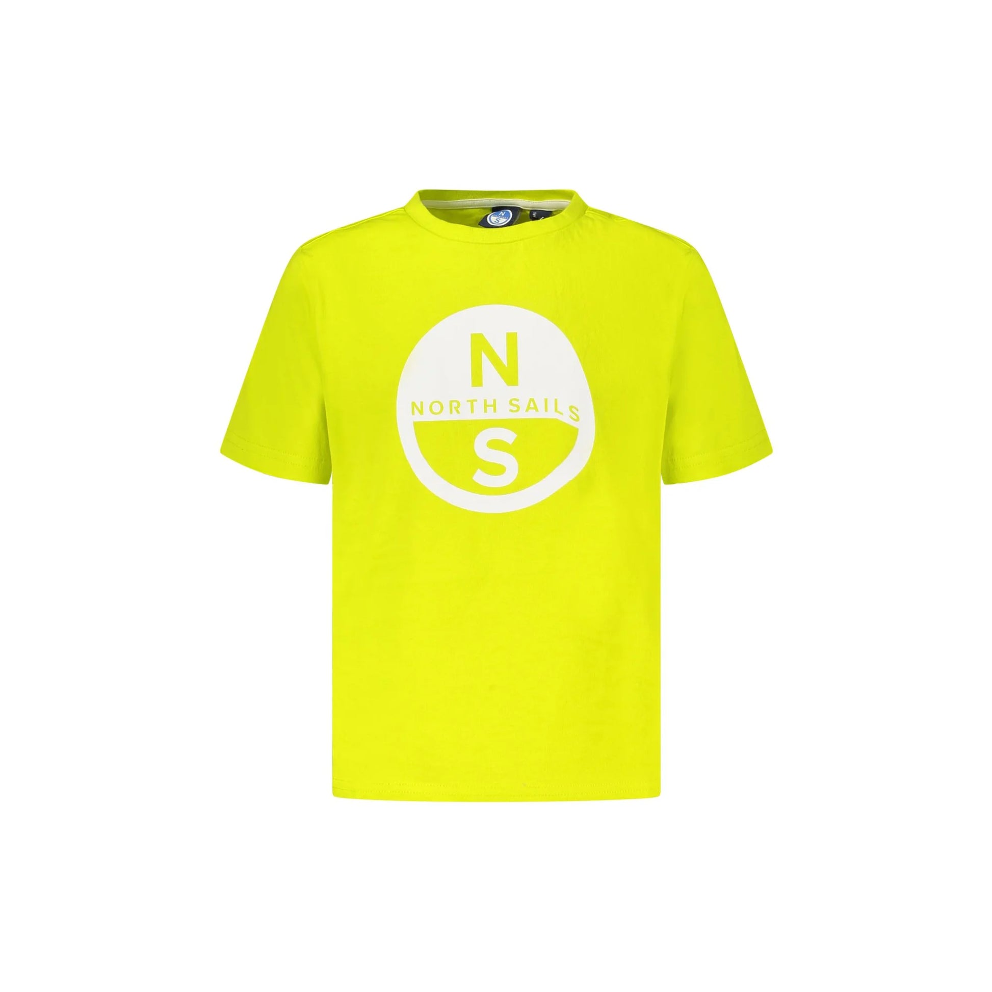 North Sails T-Shirt Maniche Corte Bambino Gialla Stampa Logo Giallo - foto prodotto