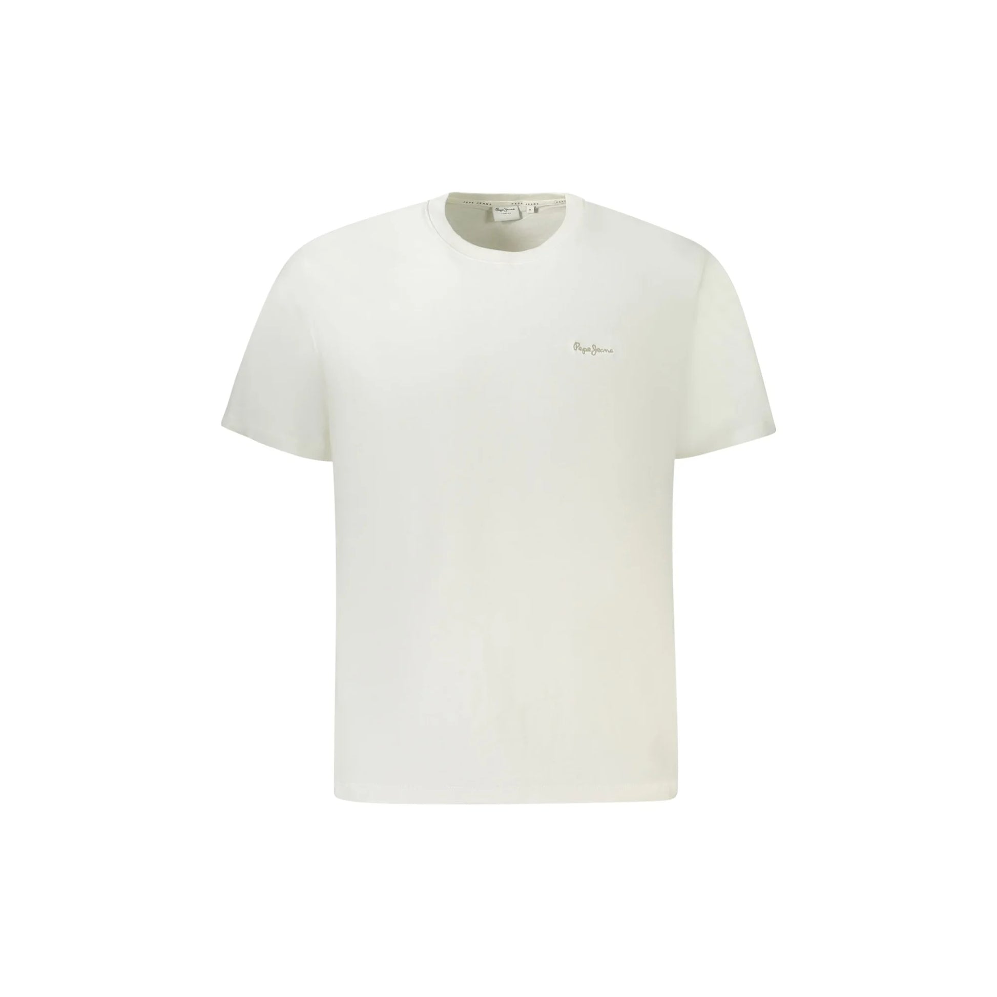 Pepe Jeans T-Shirt Maniche Corte Uomo Bianca Ricamo Bianco - foto prodotto