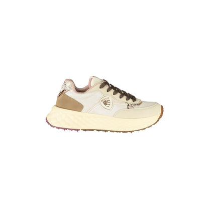 Blauer Sneakers donna Beige