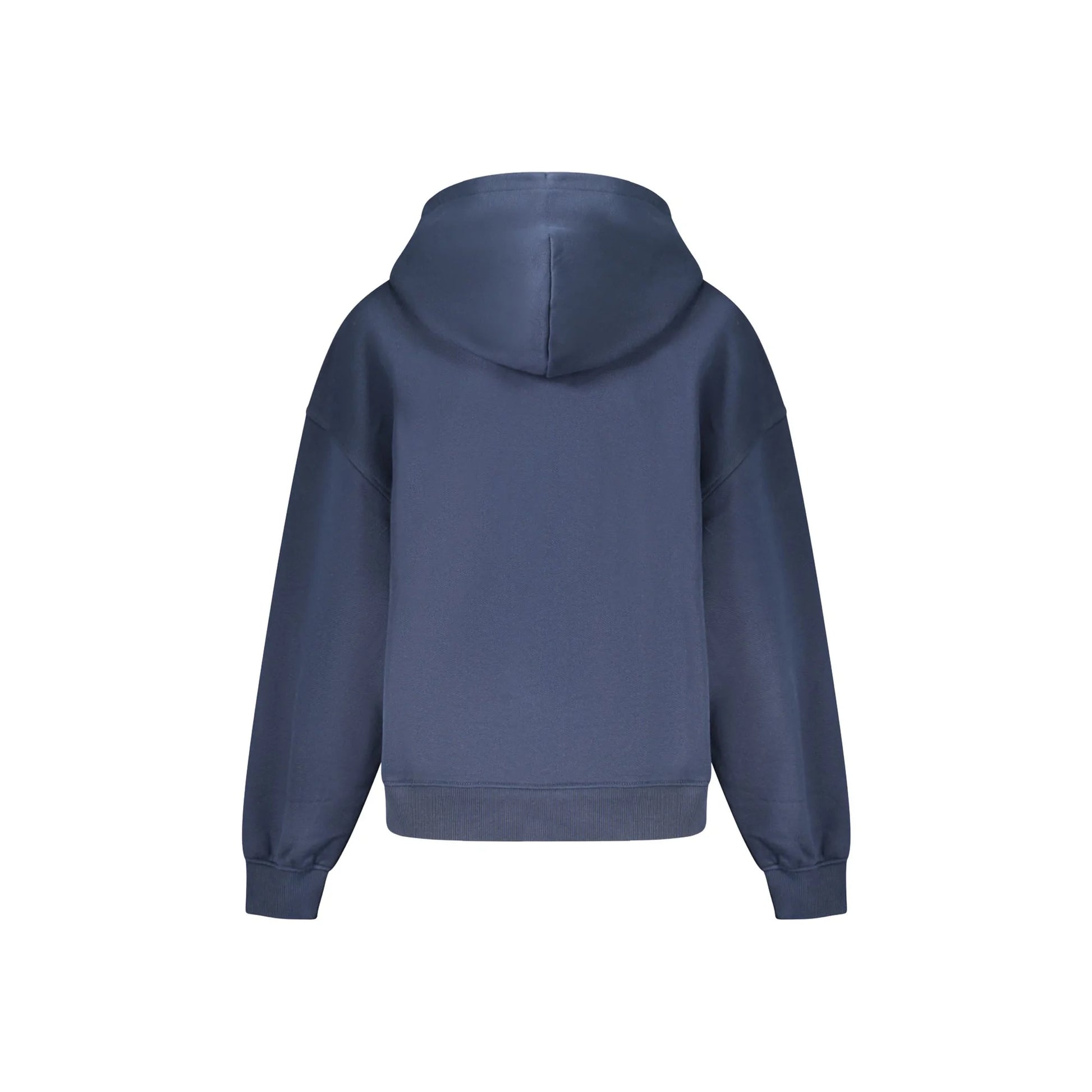 Tommy Hilfiger Felpa Donna Blu Cappuccio Felpata Tascone Logo Felpe - vista 2