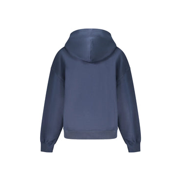 Tommy Hilfiger Felpa Donna Blu Cappuccio Felpata Tascone Logo Felpe - vista 2