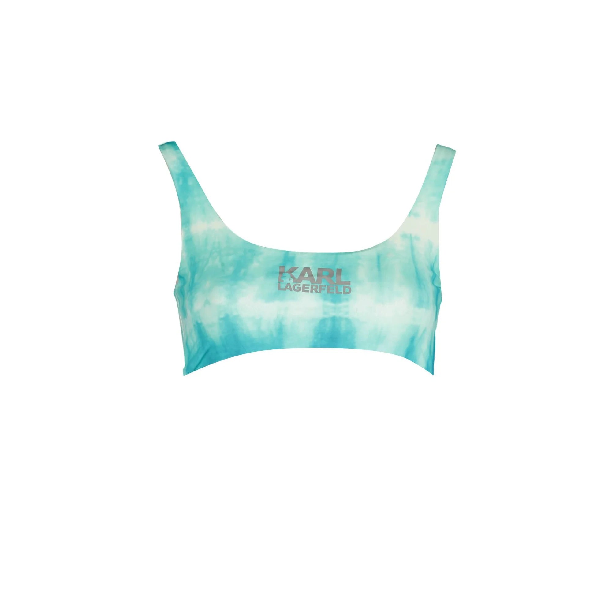 KARL LAGERFELD BEACHWEAR COSTUME PARTE SOPRA DONNA AZZURRO