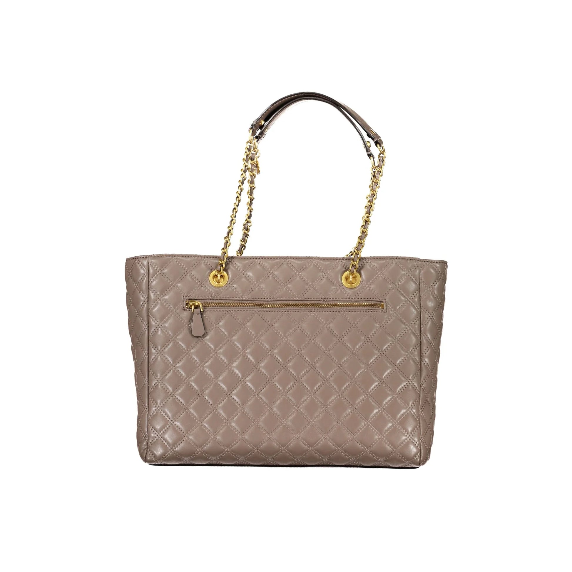 Guess Jeans Borsa Donna a Spalla Beige con Dettagli a Contrasto Borse - vista 3