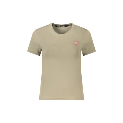 Guess Jeans T-Shirt Maniche Corte Donna beige Logo - foto prodotto