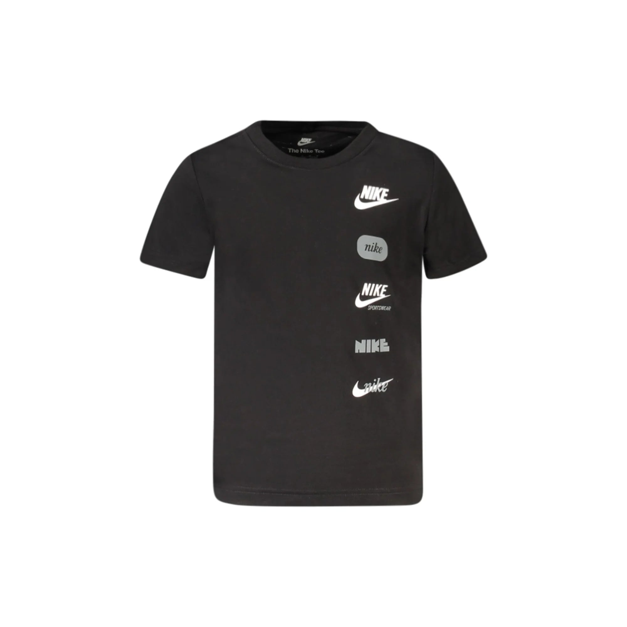 NIKE T-SHIRT MANICHE CORTE BAMBINO NERO